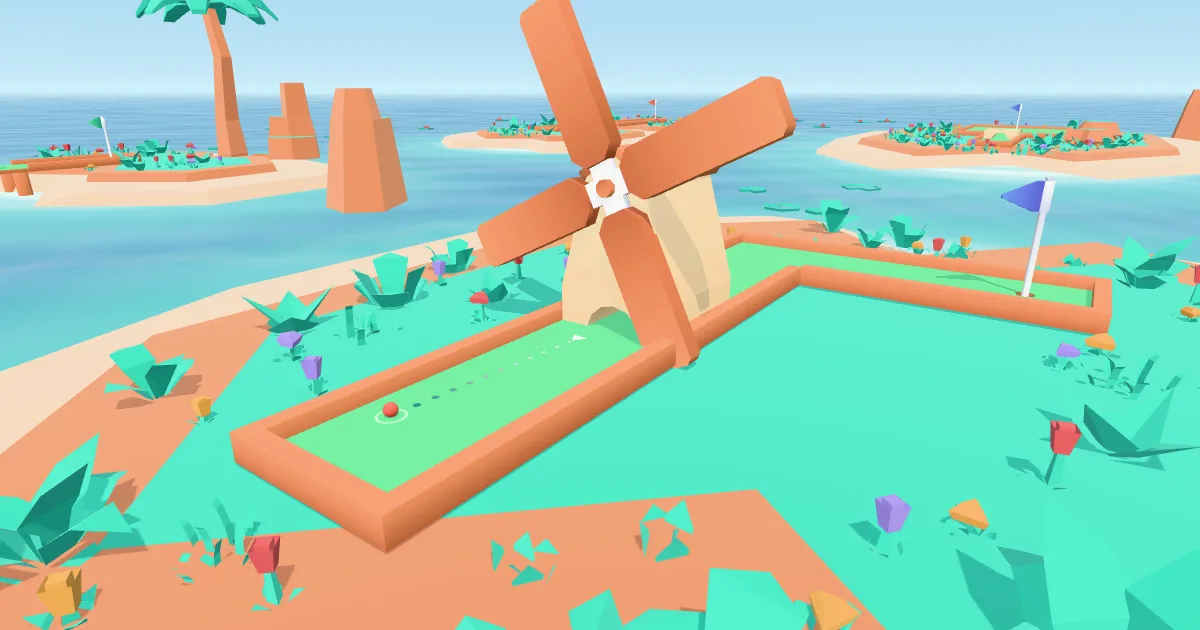 Putt Paradise gameplay