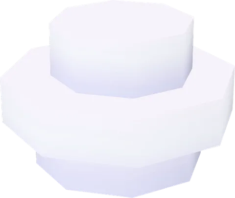 Bevel Lq Plate 1x1 Round
