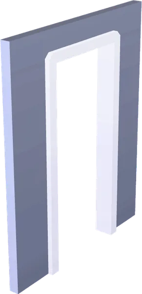Wall Doorway Square