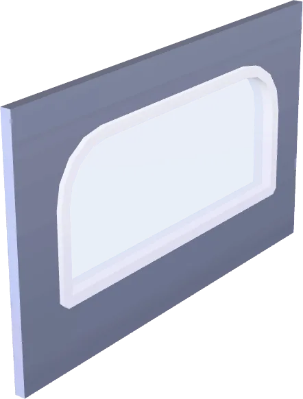 Wall Window Wide Round