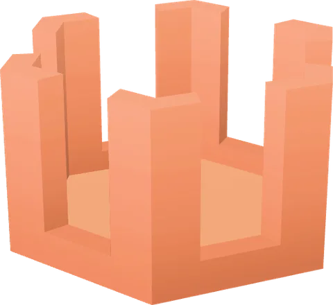 Tower Hexagon Top Wood