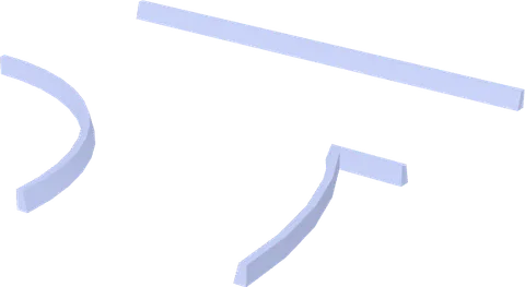 Road Curve Intersection Barrier