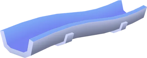 Coaster Flume Straight Hill Complete Half