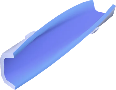 Coaster Flume Straight Skew Left Side