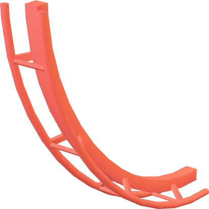 Coaster Hanging Straight Bend Large