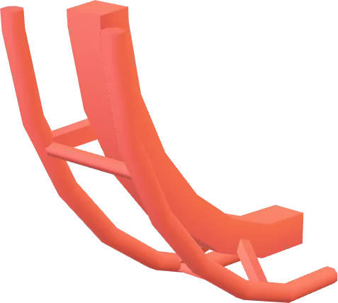 Coaster Hanging Straight Bend