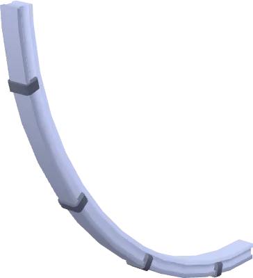 Coaster Monorail Straight Bend Large