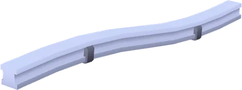 Coaster Monorail Straight Hill Complete Half