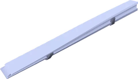Coaster Monorail Straight Skew Left