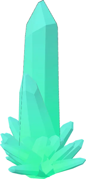 Crystal Cluster Surrounded
