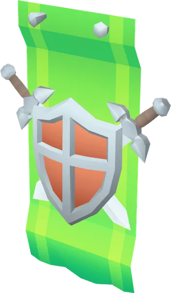 Banner Shield Green