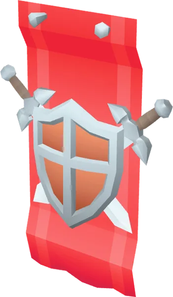 Banner Shield Red