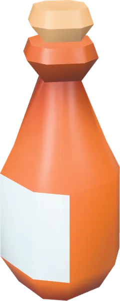 Bottle A Labeled Brown