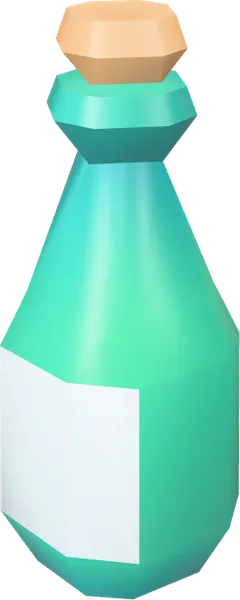 Bottle A Labeled Green