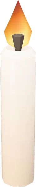 Candle Thin Lit