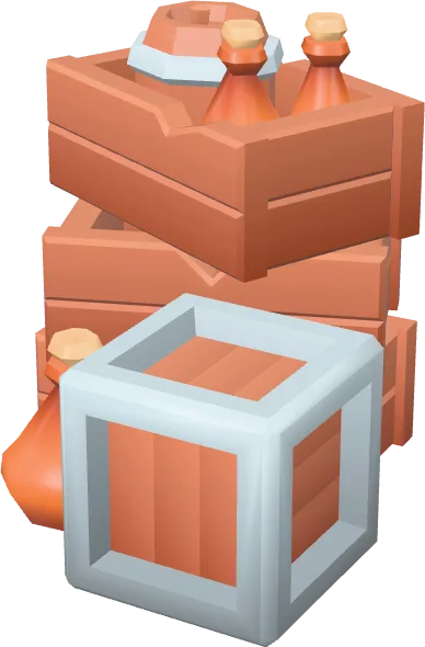 Crates Stacked