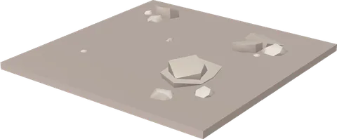 Floor Dirt Large Rocky