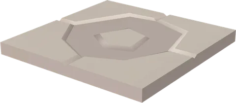 Floor Tile Small Broken A