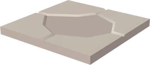Floor Tile Small Broken B