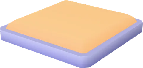 Button Floor Square