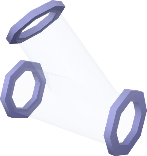 Pipe Glass Large Junction