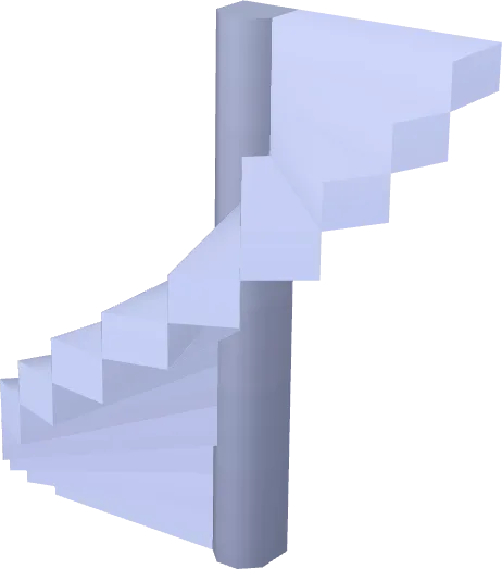 Stairs Stone Round