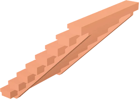 Stairs Wide Wood