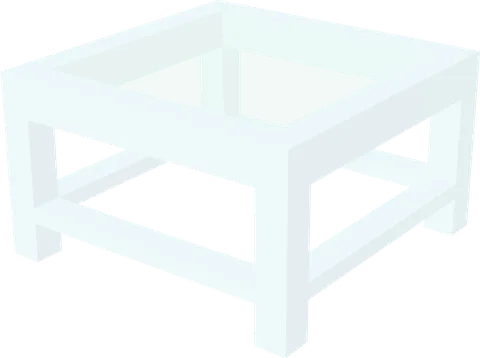 Table Coffee Glass Square
