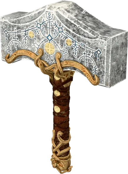 Mjölnir Warhammer — God of War Ragnarök
