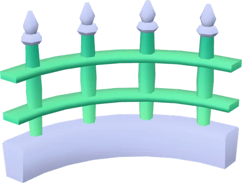 Iron Fence Border Curve