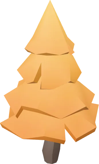 Tree Pine Yellow Large