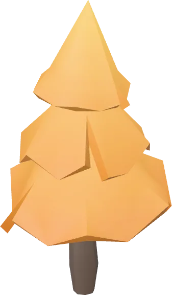 Tree Pine Yellow Small