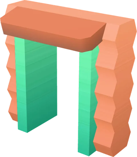 Cabin Overhang Doorway