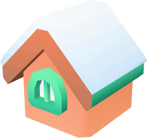 Cabin Roof Snow Dormer