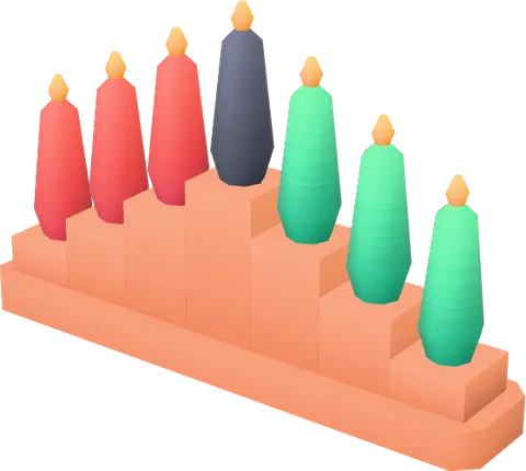 Kwanzaa Kinara Alternative