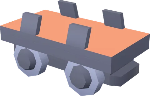 Train Wagon Flat Short