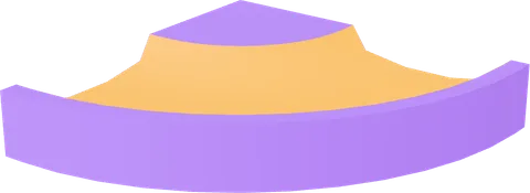 Curve Wide Solid Medium