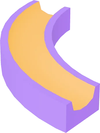 Helix Large Quarter Right