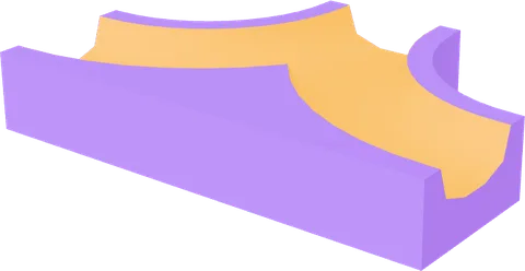 Split Double Sides Solid