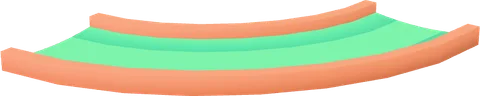 Spline Concave Corner Small