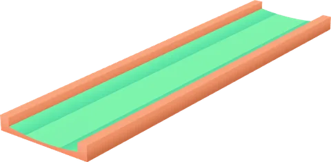 Spline Concave Straight