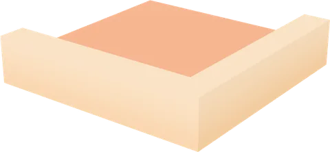 Roof Flat Border Corner