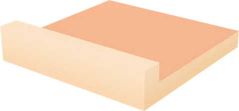 Roof Flat Border Side