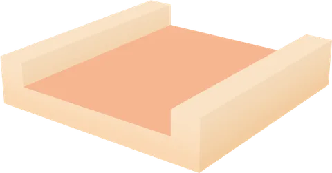Roof Flat Border Straight