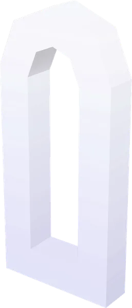 Window White Round Narrow