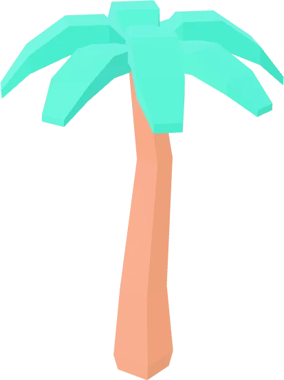 Tree Palm Detailed Tall