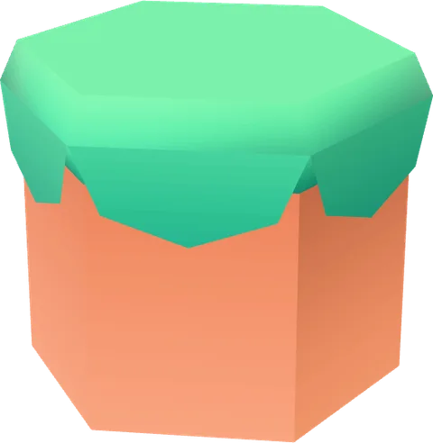 Block Grass Overhang Hexagon
