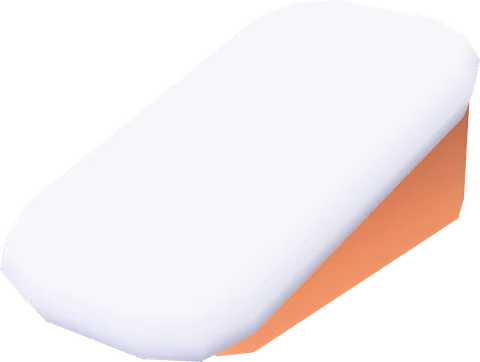 Block Snow Large Slope Narrow