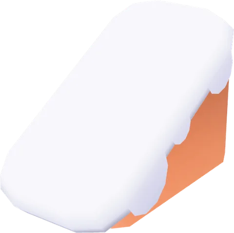 Block Snow Overhang Large Slope Steep Narrow