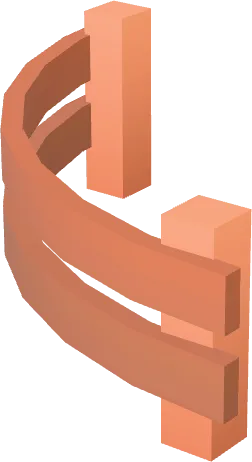 Fence Corner Curved